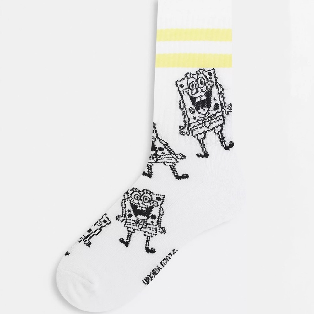 Bundle (2) socks with SpongeBob & Patrick 2 pack